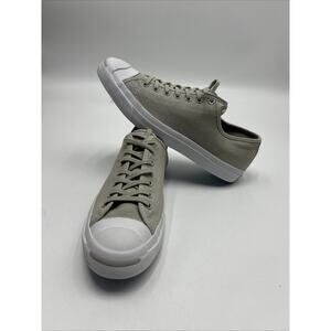 Converse Jack Purcell Shoes Gray White Low Top Sneaker Men’s Size 10